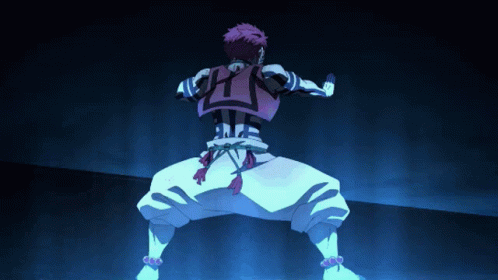 Akaza charging